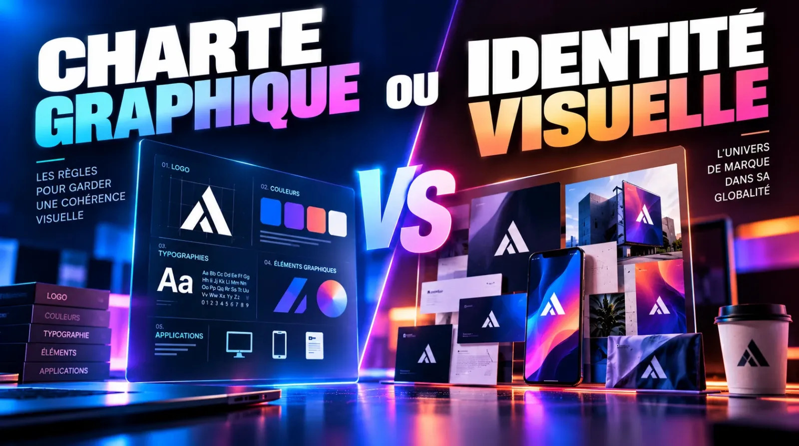 Charte graphique ou identité visuelle : quelle différence ?