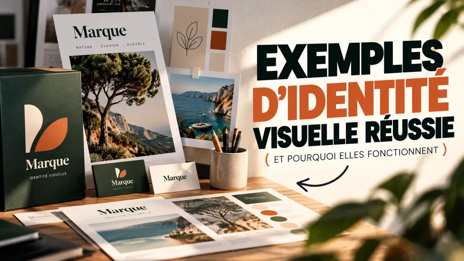 Exemples d'identité visuelle réussie (et pourquoi elles fonctionnent)