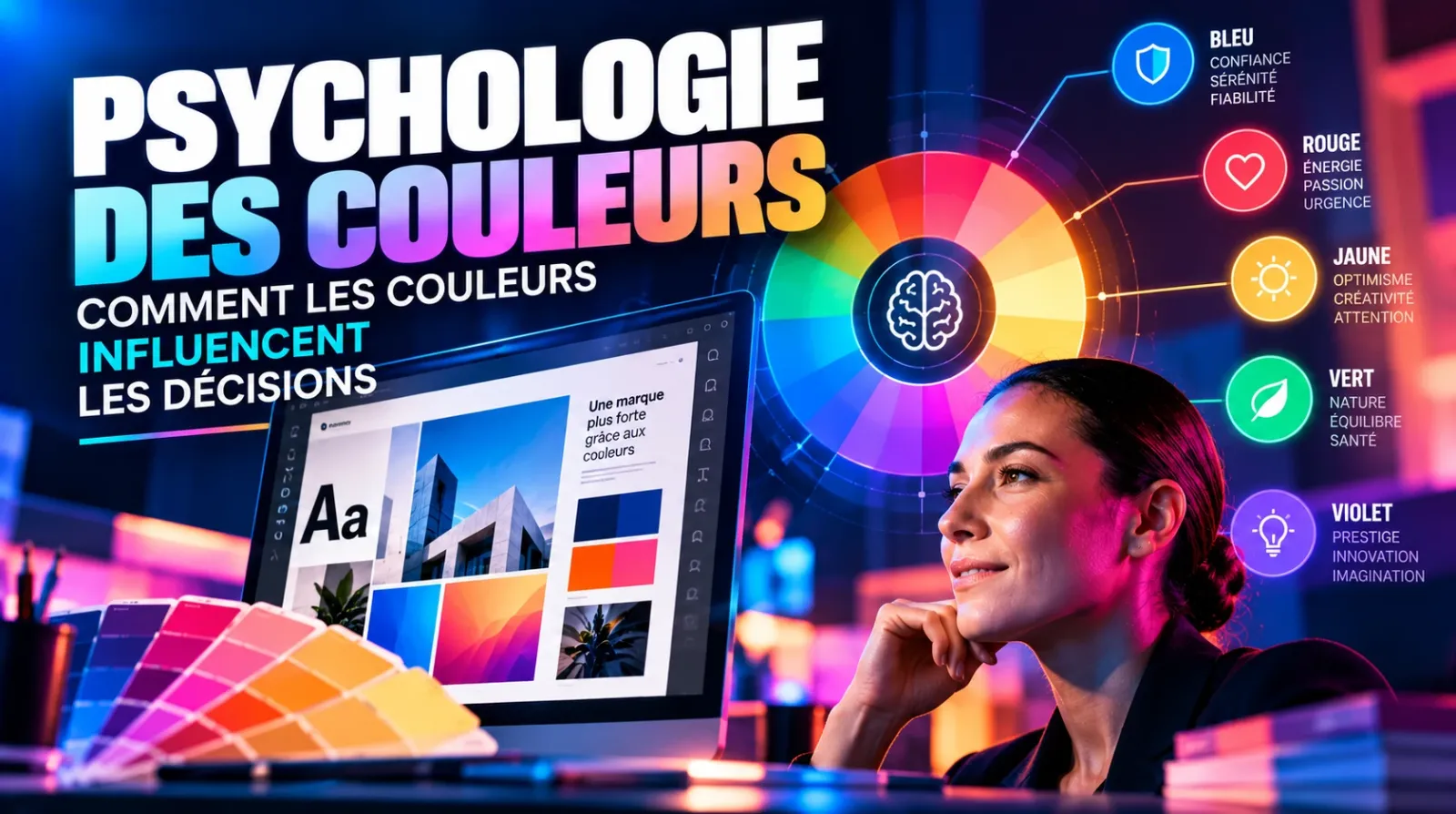 Psychologie des couleurs : comment les couleurs influencent les décisions