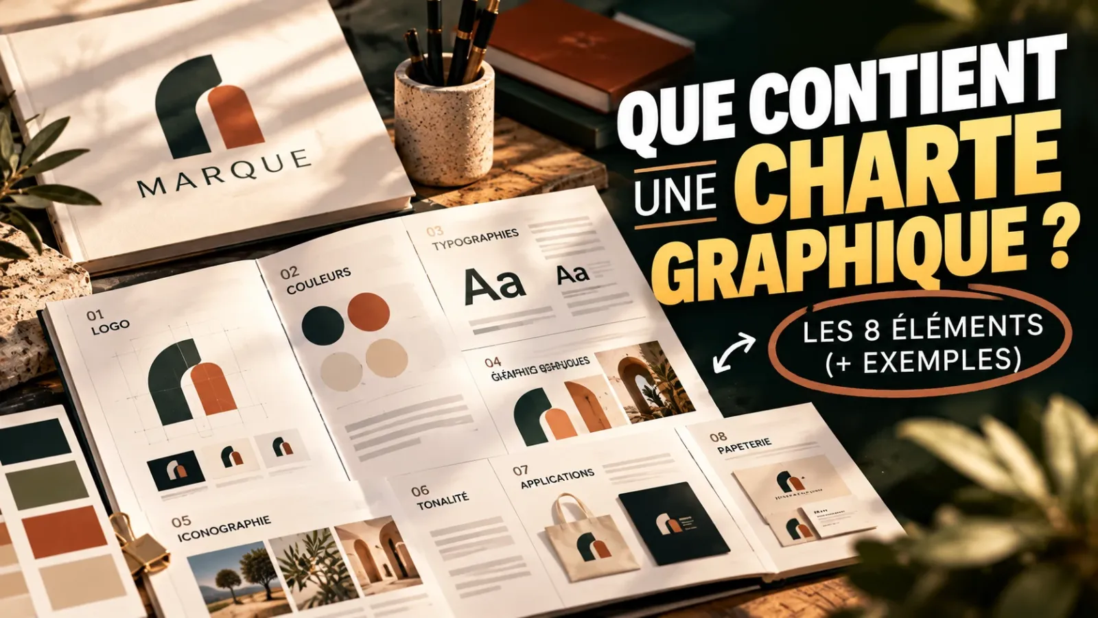 Que contient une charte graphique ? Les 8 éléments (+ exemples)