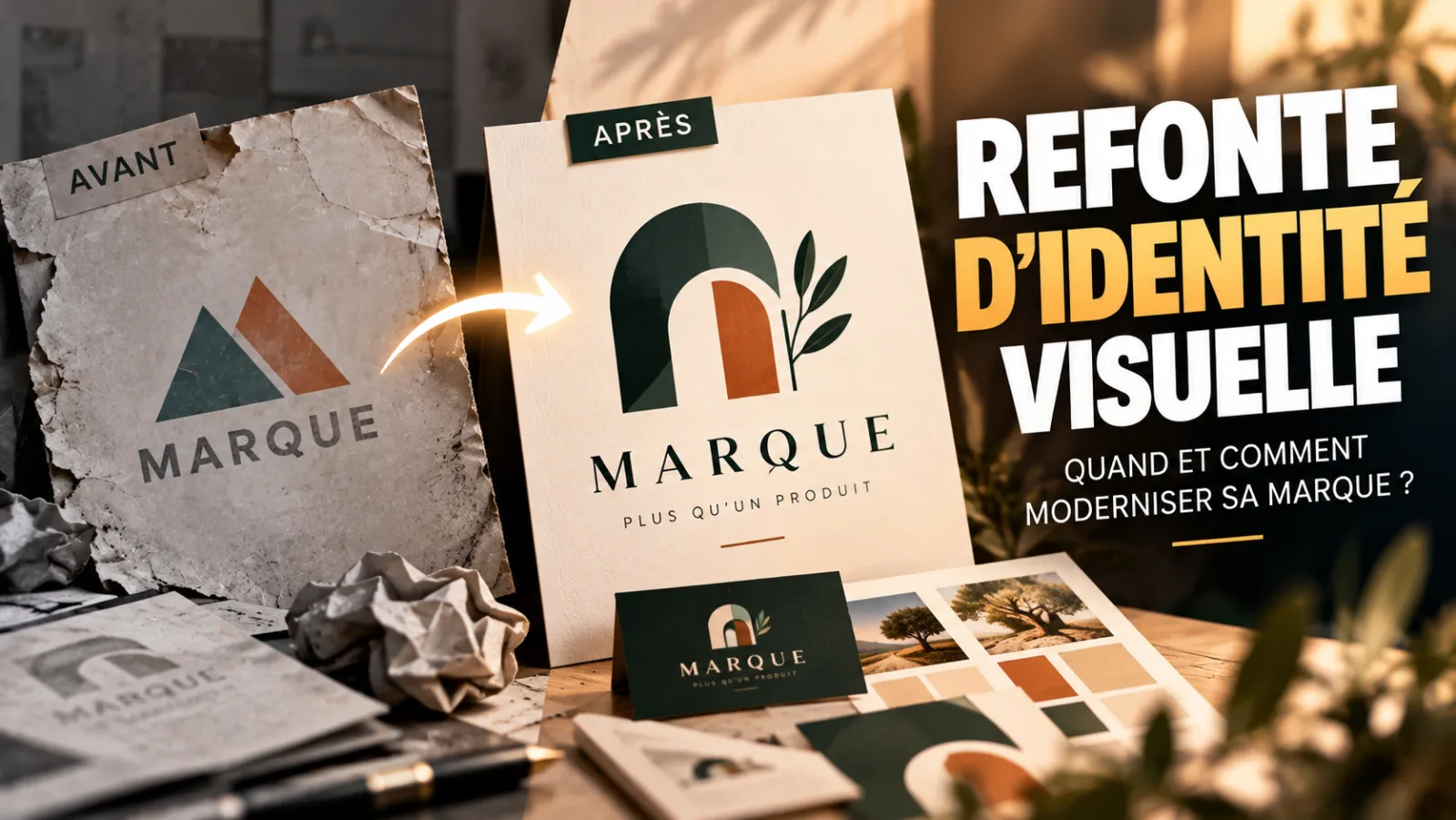 Refonte d'identité visuelle : quand et comment moderniser sa marque