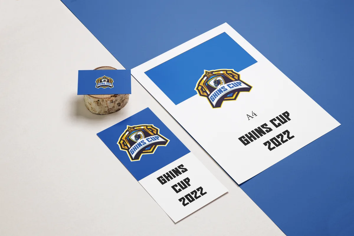 Papeterie GHINS CUP 2022 — affiche, carte et sticker