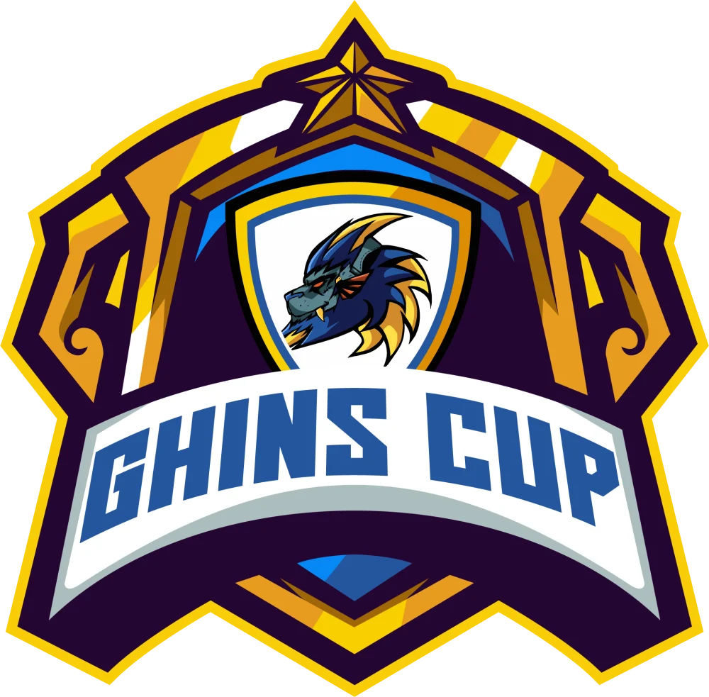 Logo GHINS CUP — identité visuelle du tournoi gaming