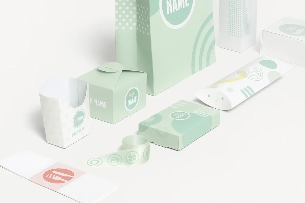 Packaging et emballages éco-responsables — boîtes, sacs papier recyclé