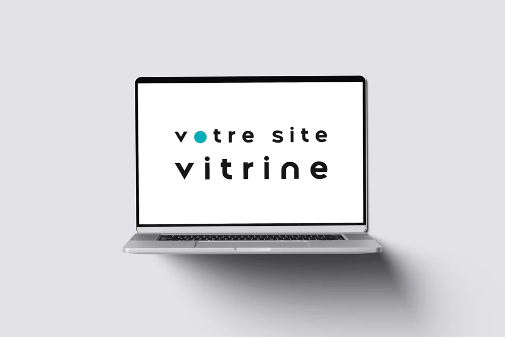 Site vitrine professionnel responsive sur MacBook Pro