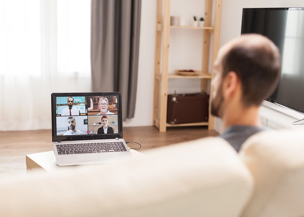 Visioconférence télétravail communication digitale Aix en Provence